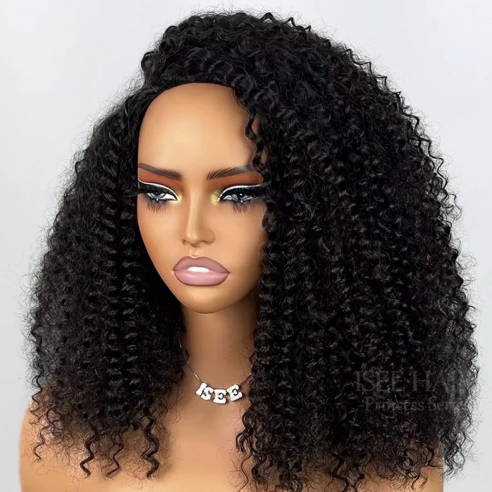 ISEE hair WEAR GO HALF WIG Coily Curly Half Wig 24”